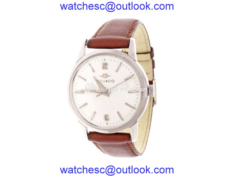 Movado Sub Sea Stainless Steel & Leather Automatic Vintage 30mm Unisex Watch Movado