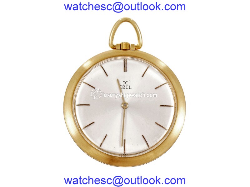 Ebel 18K Yellow Gold Manual Unisex 38mm Pocket Watch 1960