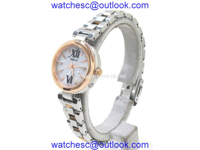 Seiko Rukia Date Stainless Steel 25mm Women's Watch Seiko
