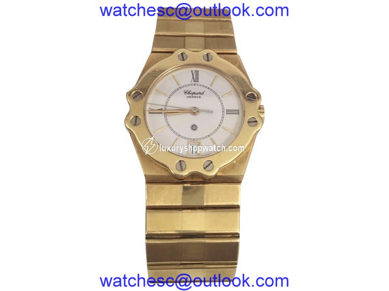 Chopard St. Moritz 18K Yellow Gold 32mm Unisex Watch Chopard
