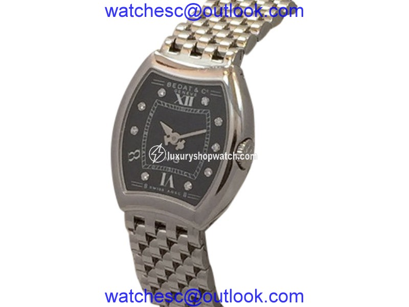 Bedat & Co. No.3 Diamond Dial Stainless Steel Womens Watch Bedat & Co