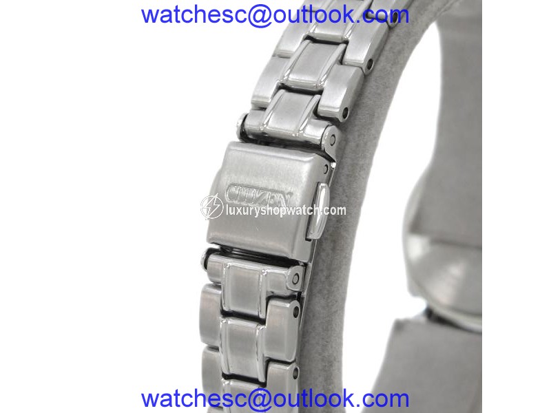 Citizen Eco-Drive Stainless Steel White Dial 25mm Watch Citizen
