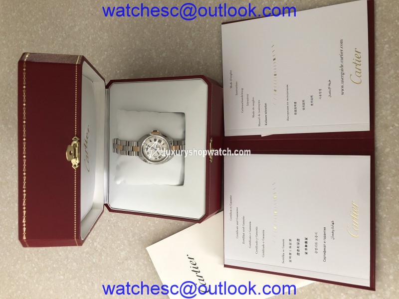 Cartier Cle De WSCL0004 Rose Gold And Stainless Steel 31mm Automatic Unisex Watch |