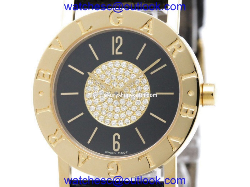 Bulgari Bvlgari BB30DGL 18K Yellow Gold Quartz 30mm Unisex Dress Watch Bulgari