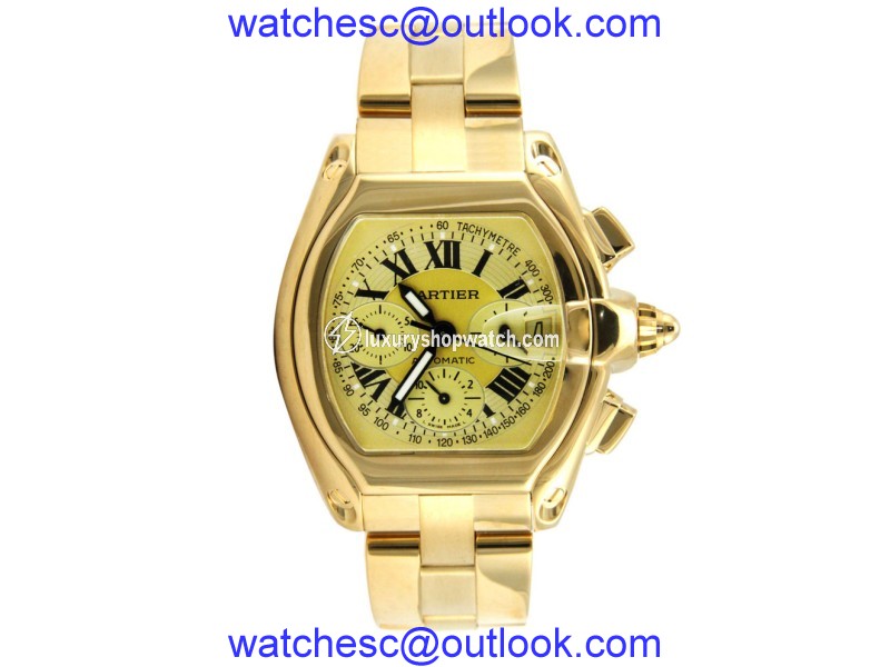 Cartier Roadster XL Chronograph Yellow Gold Cartier