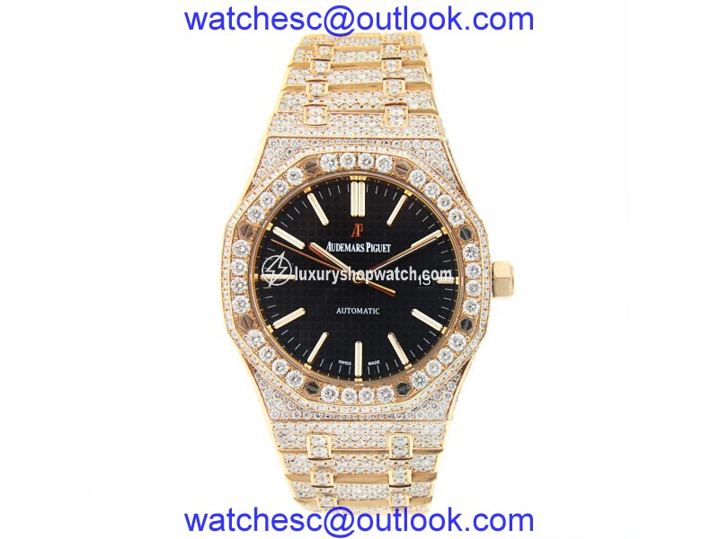 Audemars Piguet Royal Oak Pink Gold with Diamonds Audemars Piguet