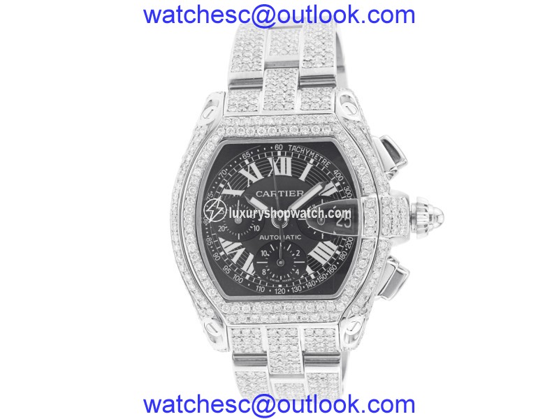 Cartier Roadster Extra Large Chronograph with Black Dial Cartier