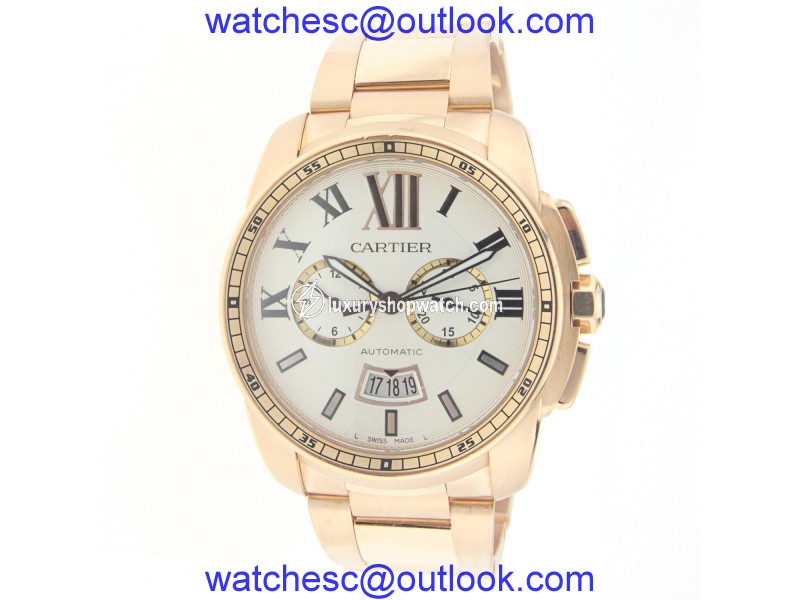 Cartier Calibre Chronograph Rose Gold - 42MM Cartier