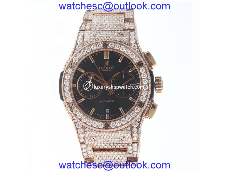 Hublot Classic Fusion 45MM Chronogaph with Diamonds Hublot