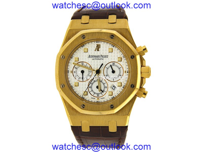 Audemars Piguet Royal Oak Chronograph Yellow Gold 40MM - 26022BA.OO.D088CR.01 Audemars Piguet