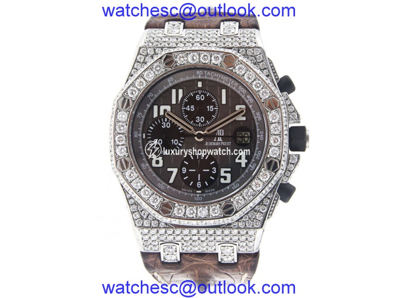 Men's Audemars Piguet Royal Oak Offshore Chronograph with Diamonds - 26170ST.OO.D091CR.01 Audemars Piguet