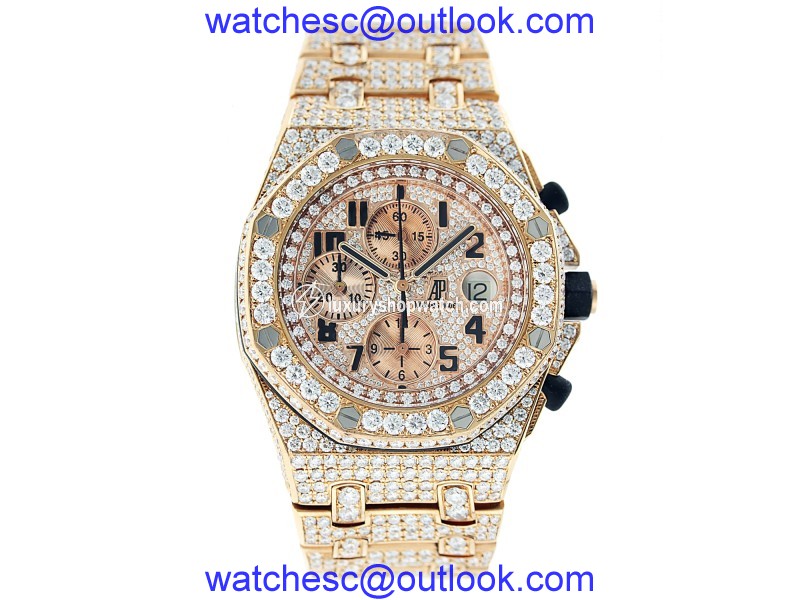 Audemars Piguet Royal Oak Offshore Chronograph Rose Gold with Diamonds Audemars Piguet