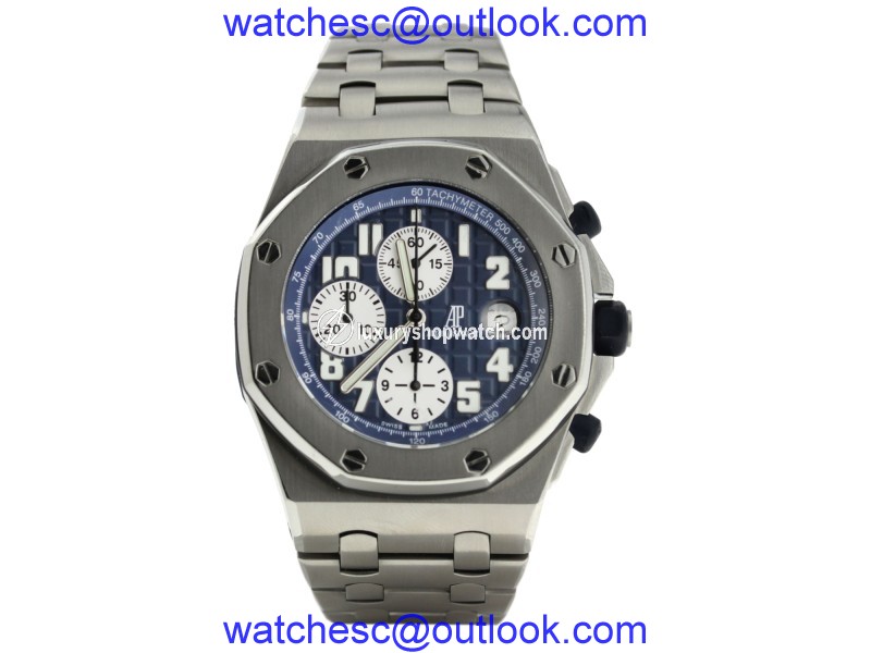 Audemars Piguet Royal Oak Offshore Chrono Blue Dial Titanium 42mm 25721TI.OO.1000TI.04 Audemars Piguet