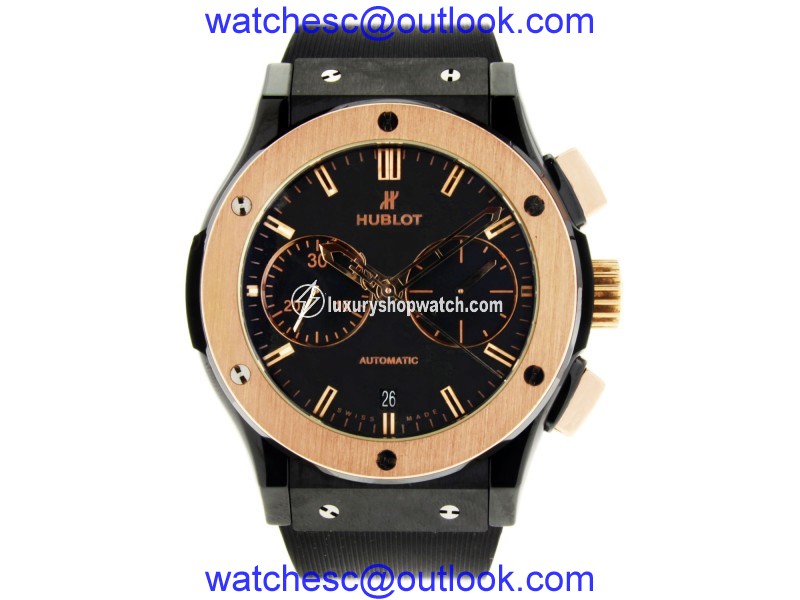 Hublot Classic Fusion Chronograph Rose Gold & Ceramic 45mm Hublot