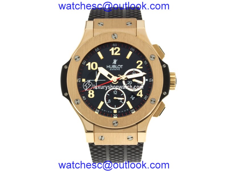 Hublot Big Bang 18K Rose Gold Black Dial 41mm Hublot