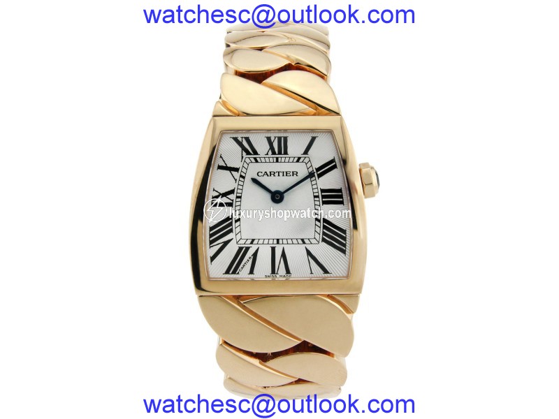 Cartier La Dona 18K Rose Gold with Silver Dial 28mm Cartier
