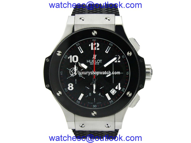 Hublot Big Bang Evolution Stainless Steel & Ceramic Carbon Dial 41mm Hublot