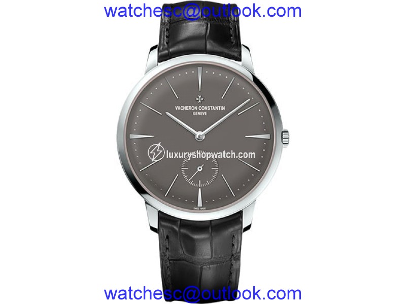 Vacheron Constantin Patrimony 950 Platinum & Leather with Grey Dial 42mm Mens Watch Vacheron Constantin
