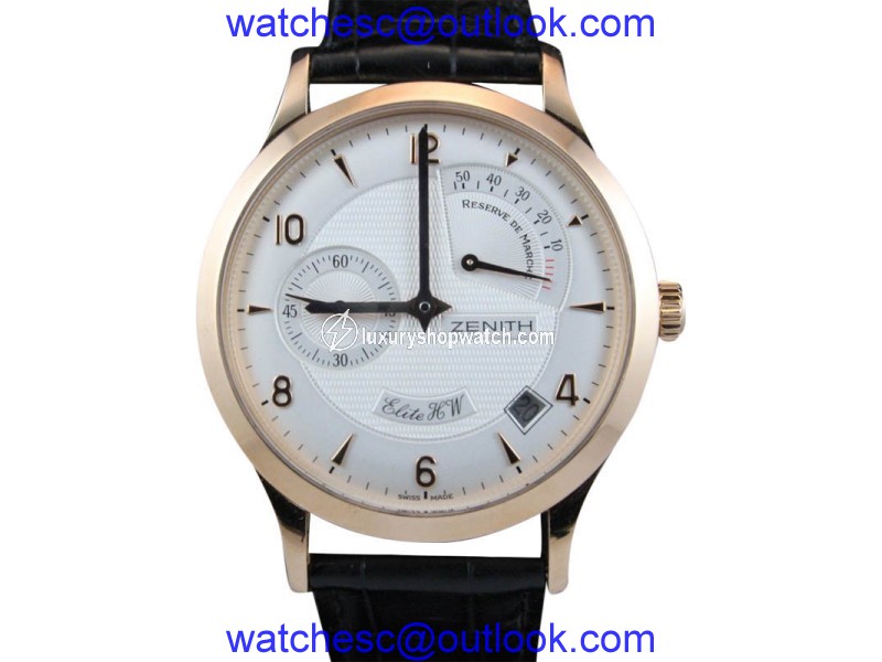 Zenith 17.1125.655/01 Elite Handwound Rose Gold Watch Zenith