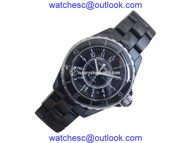 Chanel J12 H0685 Large Black Ceramic 38mm Mens Watch Chanel