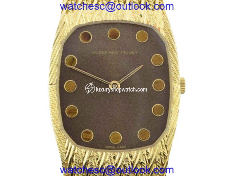 Audemars Piguet Dress 18K Yellow Gold Manual Vintage 26.5mm Mens Watch Audemars Piguet