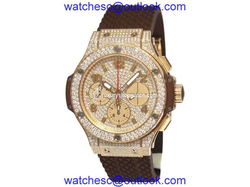Hublot Cappuccino 341.PC.9010.RC.1704 18K Rose Gold 41mm Mens Watch Hublot