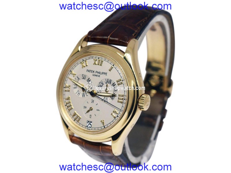 Patek Philippe Annual Calendar 5035J 18K Yellow Gold Automatic 37mm Mens Watch| Patek Philippe