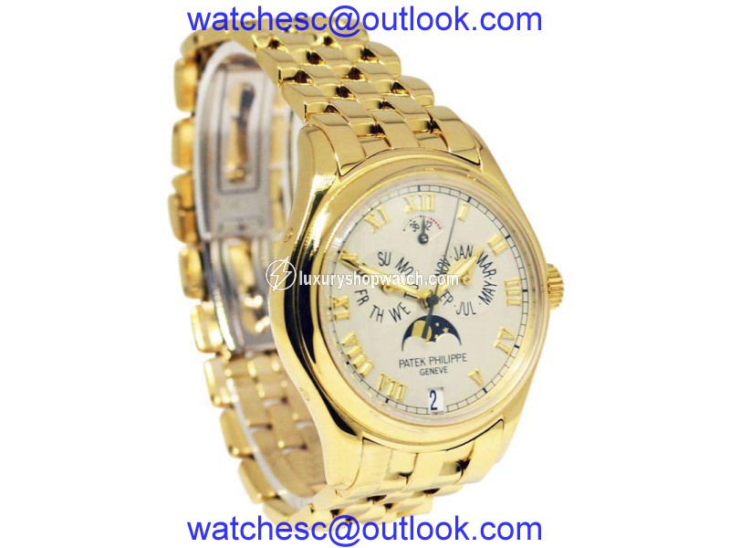 Patek Philippe Annual Calendar 5036/1J-001 18K Yellow Gold 37mm Mens Watch Patek Philippe