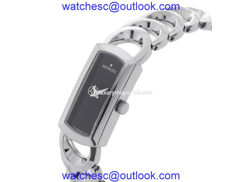 Movado Rondiro Baguette 84 H5 1411 Stainless Steel Womens Watch Movado