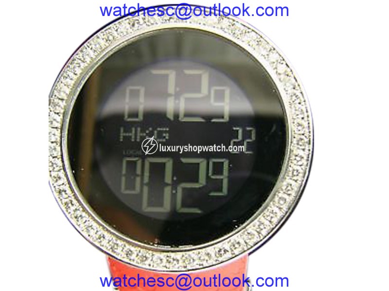 Gucci Digital White Diamond 12.58 Ct Diamond Watch Gucci