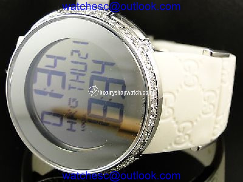 Gucci Digital 4.0 Ct Diamond Ladies Watch Gucci