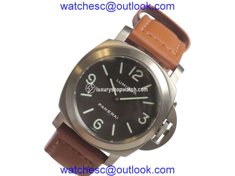 Panerai Pam 116 Titanium Luminor Marina Tobacco Dial 44mm Mens Watch Panerai
