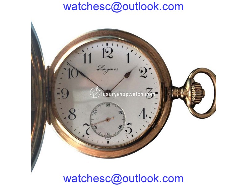 Longines 1910 Grand Prix 14K Yellow Pocket Watch 51mm Longines
