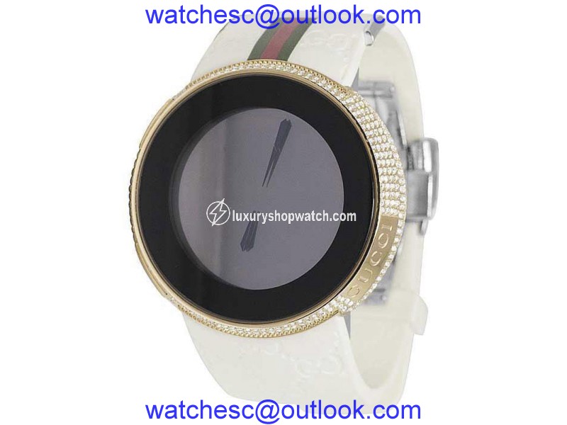 Gucci YA114214 Rose Gold over Stainless Steel 44mm Mens Watch Gucci