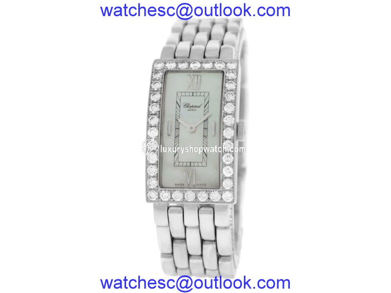 Chopard Les Classiques 10/7045/8-20 18K White Gold Quartz 18mm Womens Watch Chopard