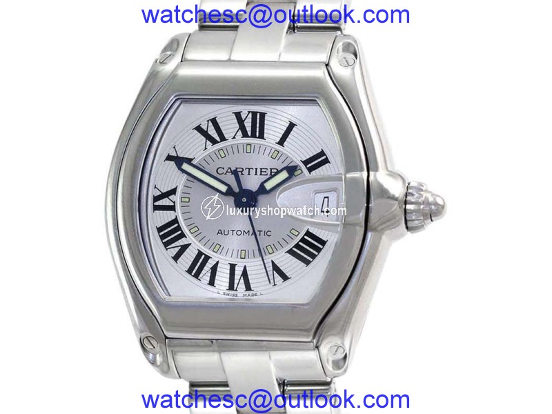 Cartier Roadster W62025V3 Stainless Steel Automatic 37mm Mens Watch Cartier