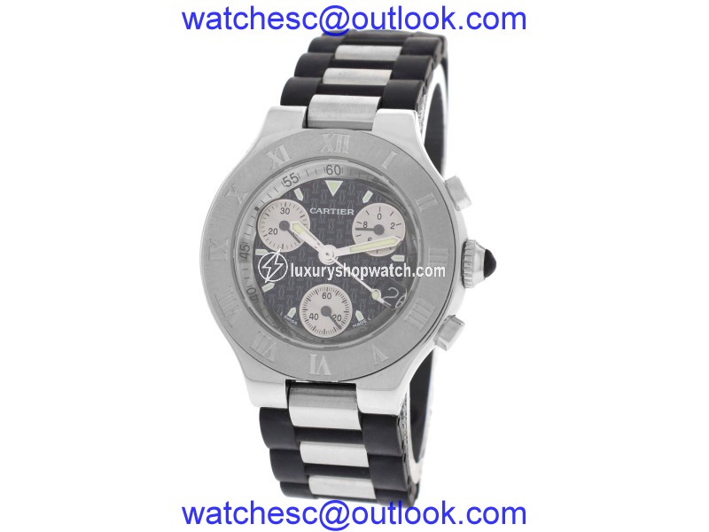 Cartier Chronoscaph 2996 Stainless Steel Quartz 32mm Womens Watch Cartier