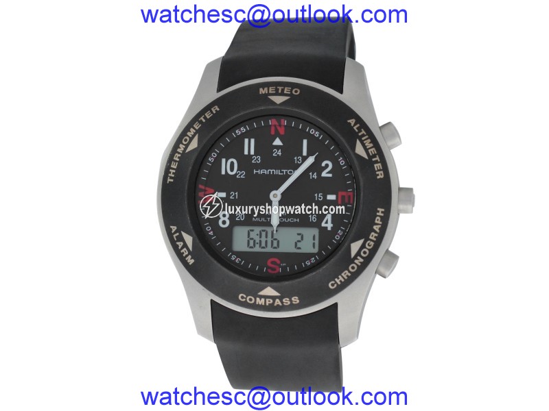 Hamilton Khaki Multi-Touch H915240 Stainless Steel Quartz 42mm Mens Watch Hamilton