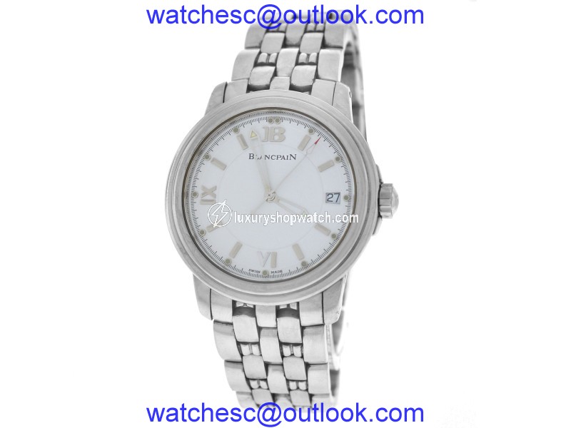 Blancpain Leman Ultra Slim 2100-1127-11 Stainless Steel Automatic 38mm Mens Watch Blancpain