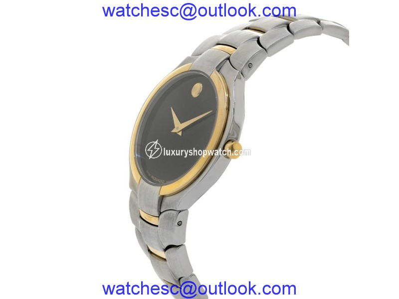Movado Portico 81 G1 1894 Stainless Steel & 18K Yellow Gold 34mm Watch Movado