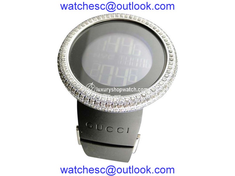 Gucci YA114202 Genuine 12 Ct Diamond XL Bezel Mens Watch Gucci
