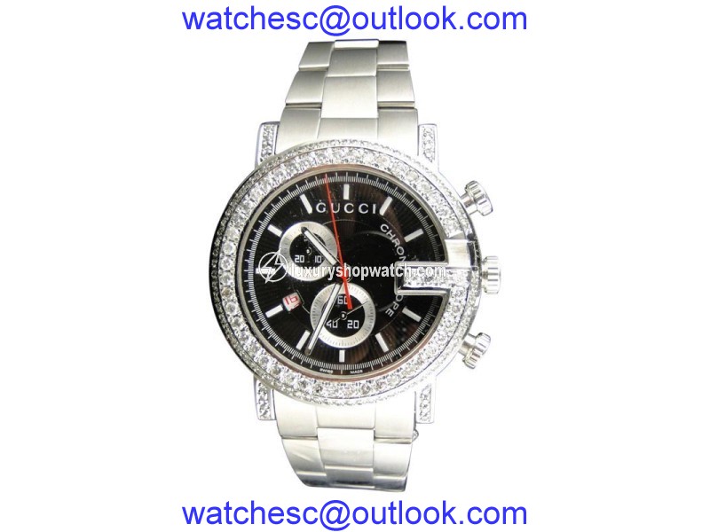 Gucci Ya101334 Diamond Stainless Steel Mens Watch Gucci