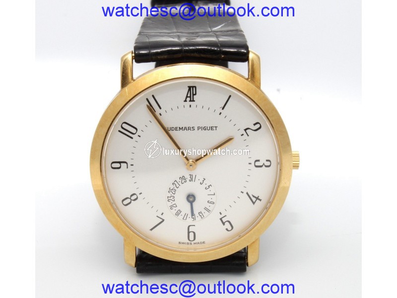 Audemars Piguet 18K Yellow Gold Mechanical Men's 38mm Watch| Augemars Piguet