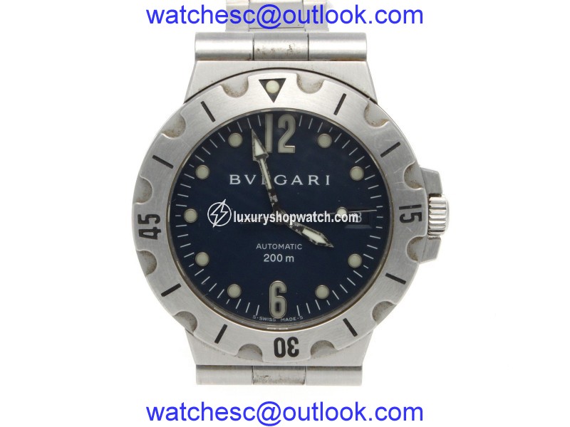 Bvlgari Diagono Scuba Stainless Steel 38mm Watch Bvlgari