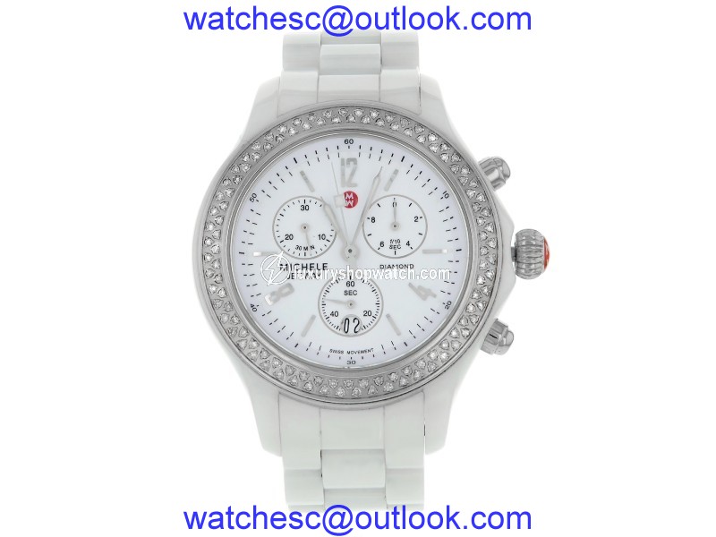 Michele Jetway MWW17B000001 39mm Womens Watch Michele