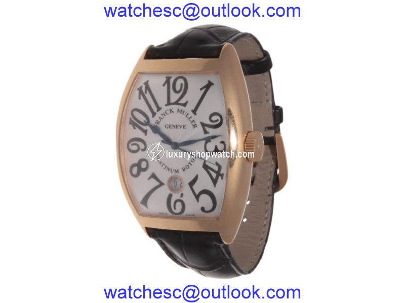Franck Muller 8880 SC DT 18K Rose Gold Ivory Dial Mens Watch Franck Muller