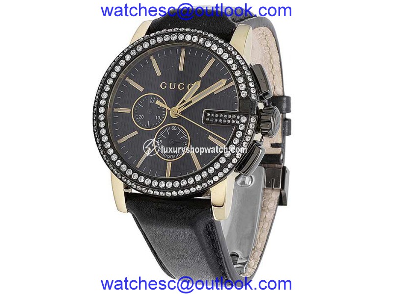 Gucci G-Chrono YA101203 Black PVD over Stainless Steel 44mm Mens Watch Gucci