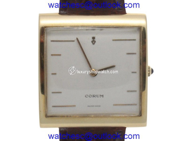 Corum Buckingham 18K Yellow Gold Quartz 36mm Unisex Watch Corum