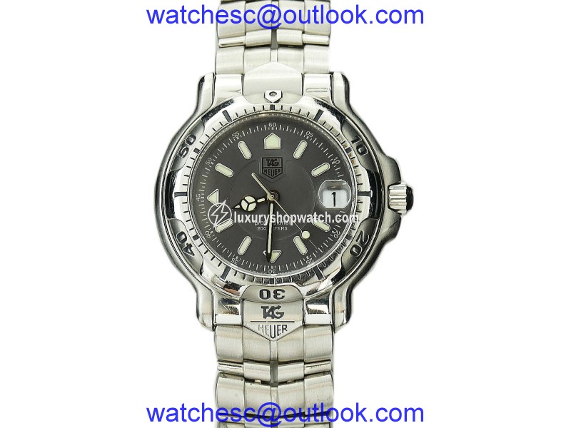 Tag Heuer WH1212-K1 Stainless Steel with Grey Dial 38mm Mens Watch Tag Heuer