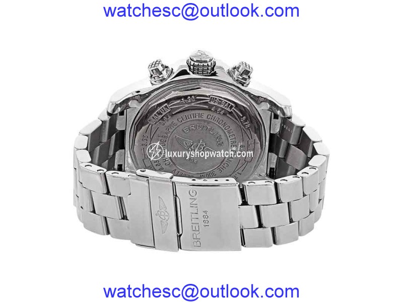 Breitling A13370 Super Avenger Blue Dial Diamond Bezel Watch Breitling